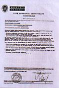 Class approval certificate 8