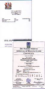 Class approval certificate 12